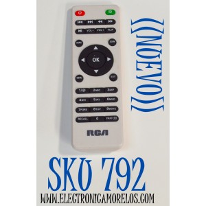 CONTROL REMOTO ORIGINAL NUEVO RCA PARA PROYECTOR DE CINE EN CASA /  NUMERO DE PARTE RPJ119 / RPJ136 / RPJ104 / RPJ140 / RPJ129 / RPJ107 / RPJ131 / RPJ133 / RPJ413 / RP116 / COMPATIBLE CON PROYECTORES LED PORTATILES RCA / CONECTIVIDAD INFRARROJO