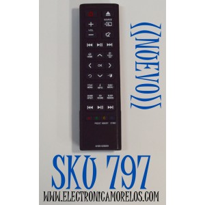 CONTROL REMOTO ORIGINAL NUEVO SAMSUNG PARA SISTEMA DE CINE EN CASA / BARRAS DE SONIDO / BLU-RAY/DVD / NUMERO DE PARTE AH59-02630A / XY1495 / XY1496 / XY1497 / MODELO HT-H6500WM / HT-H7730WM / HT-H6550WM / HT-J7750W / HT-H6530WM / HT-H7750WM