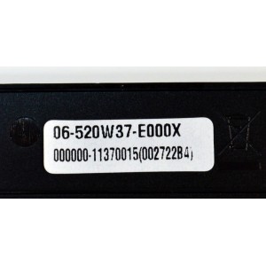 CONTROL REMOTO ORIGINAL NUEVO PARA TV PIONEER / NUMERO DE PARTE 06-520W37-E000X / RC6165P / 06520/ 06-520 / 06-520W37-C008X / 06-558W52-PI01MS / 06-520W37-PI01X / MODELO PLE-4004FHD / PLE-4005FHD / PLE-4205UHD