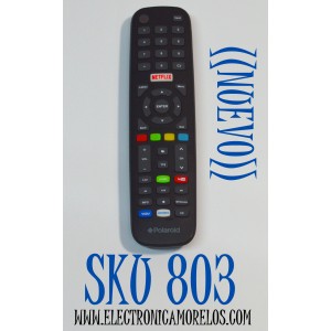 CONTROL REMOTO ORIGINAL NUEVO PARA TV POLAROID / SMART TV / NUMERO DE PARTE KT1746-HG1 / RM-C3327 / MODELO LT-49E770 / LT-55E770 / 40T2F / 50T7U / 49T7U / 55T7U / 43T7U / 32T2H / 70T7U / ES COMPATIBLE CON ALGUNOS MODELOS DE TELEVISORES JVC SMART TV