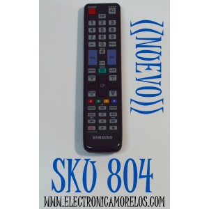 CONTROL REMOTO ORIGINAL NUEVO PARA TV SAMSUNG / NUMERO DE PARTE AA59-00463A / KIMEX110616L3 / BN59-01041A / AA59-00441A / AASB-004E3A / MODELO UN32D4000NXZA / UN19D4000NDXZA / UN22D5000NFXZA / LN32C550JIF / LN40C630KIF / PN50C590G4F