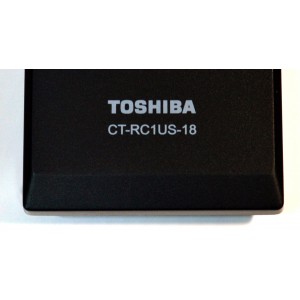 CONTROL REMOTO ORIGINAL NUEVO PARA TV TOSHIBA / NUMERO DE PARTE CT-RC1US-18 / 419050013 / QC19E24L8 / SRC-4011 / MODELO 55L510U18 / 49L420U / 32L310U20 / 32L22U19 / 32L310U18 / 49L510U18 / 43L420U / 40L3400U