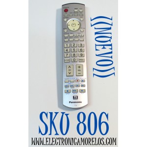 CONTROL REMOTO ORIGINAL NUEVO PANASONIC PARA TV / VCR / REPRODUCTORES DE DVD/CBL/DBS / NUMERO DE PARTE EUR7737Z10 / UR77EC3 / 703-4 / EUR7636070R / EUR7737Z20 / EUR7737Z30 / MODELO TH-85PF12 / TH-65PHD8UKL / TH-42PX60U / TH-50PX60U / TH-37PX60U