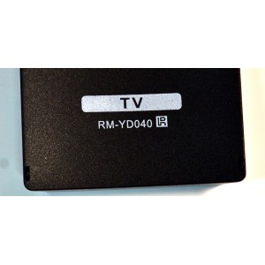 CONTROL REMOTO  ORIGINAL NUEVO PARA TV SONY / NUMERO DE PARTE RM-YD040 / MODELO KDL-55HX800 / KDL-55HX729 / KDL-46HX800 / KDL-40HX800 / KDL-40EX723 / KDL-32EX500 / CUENTA CON BOTONES DEDICADOS PARA FUNCIONES COMO BRAVIA SYNC / MENU / GUIA / CINE
