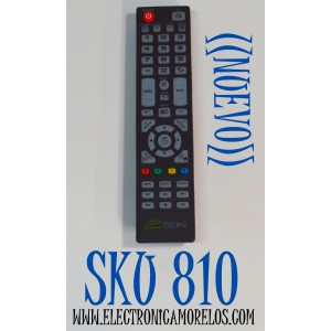 CONTROL REMOTO ORIGINAL NUEVO PARA TV SEIKI / NUMERO DE PARTE RMT-21 / SRC11-49A / 845-049-06B02 / 845-045-03B01 / MODELO SC322TI / SC402TT / CW40T2RW / CW50T9YW / SE32HY27 / SE50UY04 / COMPATIBLE CON ALGUNOS MODELOS DE TELEVISORES WESTINGHOUSE