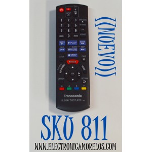 CONTROL REMOTO ORIGINAL NUEVO PANASONIC PARA TV. Y REPRODUCTOR DE DISCOS BLU-RAY / NUMERO DE PARTE IR6 / N2QAYB000867 / N2QAYB000886 / N2QAYB000575 / N2QAYB000574 / N2QAYB000968 / MODELO DMP-BD75 / DMP-BDT210 / DMP-BDT110 / DMP-BD755 / DMP-MST60