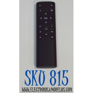 CONTROL REMOTO ORIGINAL MAGCUBIC PARA MINI PROYECTOR PORTATIL / NUMERO DE PARTE SYTH220325 / PUEDE CONTROLAR FUNCIONES DE TELEVISORES / RECEPTORES DE AUDIO Y VIDEO / BARRAS DE SONIDO / COMPATIBLE CON VARIOS MODELOS / MODELO HY300 / HY320