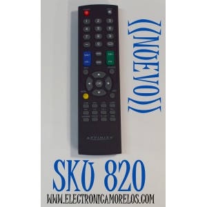 CONTROL REMOTO ORIGINAL PARA TV AFFINITY / NUMERO DE PARTE CX-507 / AF-01 / 08F7 / MODELO LE3951 / LE3251 / LE1950 / LE2459D / LE3259D