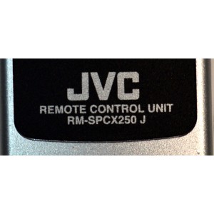 CONTROL REMOTO ORIGINAL JVC PARA SISTEMAS DE AUDIO / NUMERO DE PARTE RM-SPCX250 J / RM-SPCX250J / COMPATIBLE CON SISTEMAS DE AUDIO ESTEREO PORTATILES / MODELO PC-X250 / PC-X270