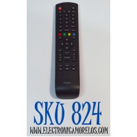 CONTROL REMOTO ORIGINAL PARA TV HAIER / NUMERO DE PARTE KT1252-XLF / 904HRK8610064 / 904-HRK86-10064 / HTR-A18E / HTR-A18M / HTR-D09B / HTR147 / TV-5620-09 / HYF21A / MODELO LE58F3281 / 32D2000B / 24D2000C / 24D2000B / 24D2000A / 32D3000 / LE32M600M20