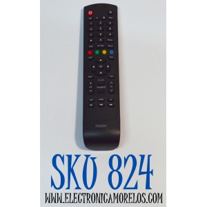CONTROL REMOTO ORIGINAL PARA TV HAIER / NUMERO DE PARTE KT1252-XLF / 904HRK8610064 / 904-HRK86-10064 / HTR-A18E / HTR-A18M / HTR-D09B / HTR147 / TV-5620-09 / HYF21A / MODELO LE58F3281 / 32D2000B / 24D2000C / 24D2000B / 24D2000A / 32D3000 / LE32M600M20