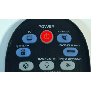 CONTROL REMOTO ORIGINAL RCA / PUEDE CONTROLAR HASTA 4 DISPOSITIVOS DIFERENTES COMO TELEVISORES / REPRODUCTORES DVD/BLU-RAY / DECODIFICADORES DE CABLE/SATELITE / REPRODUCTORES DE STREAMING / NUMERO DE PARTE RCR414BHE / R26211 / 5X18CX / RC36K / 3X49CX