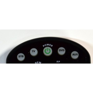 CONTROL REMOTO ORIGINAL FRONTIER PARA CONTROLAR HASTA 4 DISPOSITIVOS DIFERENTES COMO DECODIFICADORES / TELEVISORES / REPRODUCTORES DVD/BLU-RAY / RECEPTORES DE AUDIO / NUMERO DE PARTE MXV4 IR / URC-6250BC0-0011-R / 587429-012-00 / MXV4 / TSTW2TZ