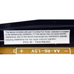 CONTROL REMOTO ORIGINAL PARA TV EVOLUTION HD UDTA / NUMERO DE PARTE TX4CRB36C / CRB37 / CRB-36 / TX4CRB36A / FUNCIONA CON CAJAS CONVERTIDORAS DE TELEVISION DIGITAL DTA DE ALTA DIFINICION / COMPATIBLE CON VARIOS DISPOSITIVOS DE TV