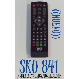 CONTROL REMOTO ORIGINAL NUEVO NAXA PARA CAJAS CONVERTIDORAS DIGITALES HDTV NAXA / DECODIFICADORES DE TV DIGITAL NAXA / ES COMPATIBLE CON ALGUNOS MODELOS DE TELEVISORES Y COMBOS DE TV/DVD NAXA / NUMERO DE PARTE NT-52 / NAXT54