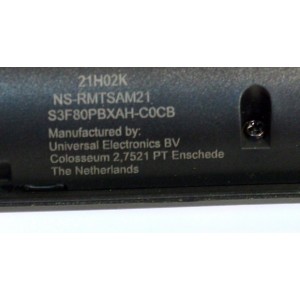 CONTROL REMOTO ORIGINAL INSIGNIA PARA TELEVISORES SAMSUNG / NUMERO DE PARTE NS-RMTSAM21 / 21H02K / S3F80PBXAH-C0CB / SRC-5006 / URC4810 / URC4910