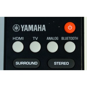 CONTROL REMOTO ORIGINAL YAMAHA PARA BARRA DE DE SONIDO / PERMITE CONTROLAR FUNCIONES COMO HDMI / TV / ANALOGO /BLUETOOTH / NUMERO DE PARTE FSR70 / YAS-107 / FRS78 / ZV28960 / YAS-106 / YAS-207 / ATS-1060 / ATS-1070 / ATS-2070