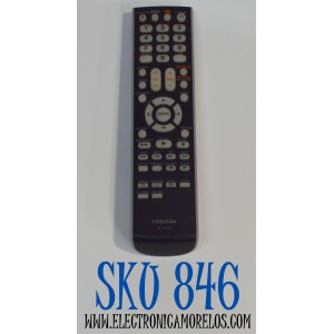 CONTROL REMOTO ORIGINAL PARA DVD/VCR / TV / TOSHIBA/ NUMERO DE PARTE SE-R0169 / 0502058 / 076D0KQ010 / P4142-2 / MODELO DVR5SR / SD-5980 / SD-5980SU / SD-V291 / SD-291U / SDK220