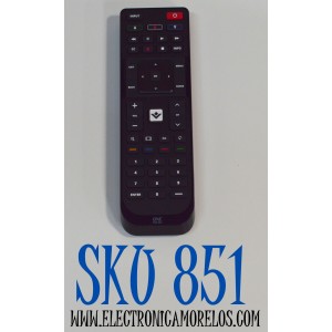 CONTROL REMOTO ORIGINAL ONE FOR ALL PARA LOS TELEVISORES VIZIO / NUMERO DE PARTE URC 11-1823 R00 / URC1823 / URC 1823 / S3F80PBXX1-C0CB / E183600 / FUNCIONA CON TODOS LOS MODELOS DE TELEVISORES VIZIO / LCD / LED / PLASMA