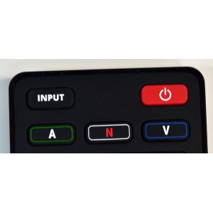 CONTROL REMOTO ORIGINAL ONE FOR ALL PARA LOS TELEVISORES VIZIO / NUMERO DE PARTE URC 11-1823 R00 / URC1823 / URC 1823 / S3F80PBXX1-C0CB / E183600 / FUNCIONA CON TODOS LOS MODELOS DE TELEVISORES VIZIO / LCD / LED / PLASMA