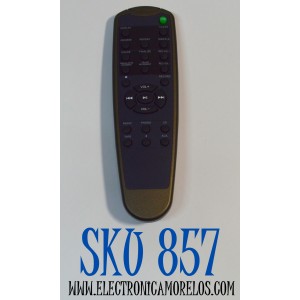 CONTROL REMOTO ORIGINAL INNOVATIVE TECHNOLOGY MULTIFUNCION PARA UN REPRODUCTOR DE DISCOS BLUETOOTH VICTROLA / NUMERO DE PARTE IVTS-750BRC / RC35F / VTA-750BRC / VTA-750B / ITVS-750RC / COMPATIBLE CON EL SISTEMA STEREO/TOCADISCOS VICTROLA