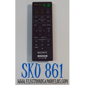 CONTROL REMOTO ORIGINAL SONY PARA SISTEMAS DE AUDIO Y VIDEO DE SONY /ES COMPATIBLE CON BARRAS DE SONIDO Y SISTEMAS DE CINE EN CASA DE SONY/  NUMERO DE PARTE RM-ANP109 / RM-ANP100 / MODELO HT-CT260 / HT-CT260H /SA-CT260 /SA-CT260H / SA-WCT260H / HT-CT260C