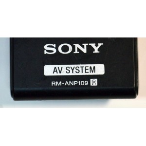 CONTROL REMOTO ORIGINAL SONY PARA SISTEMAS DE AUDIO Y VIDEO DE SONY /ES COMPATIBLE CON BARRAS DE SONIDO Y SISTEMAS DE CINE EN CASA DE SONY/  NUMERO DE PARTE RM-ANP109 / RM-ANP100 / MODELO HT-CT260 / HT-CT260H /SA-CT260 /SA-CT260H / SA-WCT260H / HT-CT260C