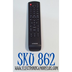 CONTROL REMOTO ORIGINAL PARA TV HITACHI / NUMERO DE PARTE KT1252 / KT1252-XHY / 850095845 / 9912170970 / MODELO LE50A6R9A / LE55A6R9A / LE43A509A / LE32A519 / 55L6 / 65L6 / LE40S508 / LE42H508 / LE46H508 / LE50H508 / LE55H508 / 32A1 / 39K3 / 42K3 / LE24K