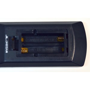 CONTROL REMOTO ORIGINAL MEMOREX PARA REPRODUCTORES DE DVD / NUMERO DE PARTE MVD2047 / MVD2015 / MVD2016 / 076R0JT010 / RTMVD2015