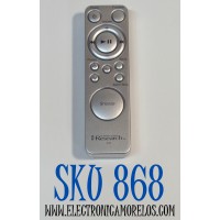 CONTROL REMOTO ORIGINAL EMERSON RESEARCH PARA PRODUCTOS ELECTRONICOS DE CONSUMO COMO RADIOS / REPRODUCTORES DE CD / SISTEMAS DE AUDIO / BASES PARA iPOD / NUMERO DE PARTE RC200 / IC200