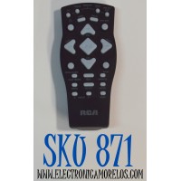 CONTROL REMOTO  RCA UNIVERSAL PARA TV. VCR . AUX.  CATV.  / CUENTA CON BOTONES PARA CONTROLAR DIVERSAS FUNCIONES COMO SINTONIZADOR TUNER/CD/iPOD/ENTRADA LINEA/AUXILIAR / NUMERO DE PARTE RS2652 / RS-2654 / RS2654