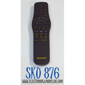 CONTROL REMOTO ORIGINAL PANASONIC PARA CONTROLAR MULTIPLES DISPOSITIVOS COMO  TV / CBL / DSS / VCR / RCVR / CD / AUX / LD /  NUMERO DE PARTE EUR511052B / UR-51EC845-1 / EUR511050A / TNQ2AE006 / TNQ2AE007 / MODELO CT-27G31 / CT32G2 / CT-32G31 / PT51G42V