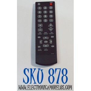 CONTROL REMOTO PARA TV INSIGNIA / DYNEX / NUMERO DE PARTE RC-V21 / HOF36B2 / HOF07C308GPD2 / RC-V21-0A / RC-V21-0B / RC-V21-0C / MODELO NSF20TV / NSF24TV / NSF27TV / NSLCD22 / DX-R20TV / DX-R20 / DX-R24TV / DXR20TV / DXR20 / DXR24TV