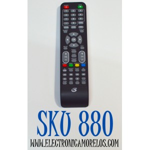 CONTROL REMOTO ORIGINAL GPX PARA OPERAR VARIOS APARATOS ELECTRONICOS COMO TV / DVD / DECODIFICADORES DE DIFERENTES MARCAS / COMPATIBLE CON LA MARCA ILIVE / NUMERO DE PARTE SA-230 / MODELO TE3215B / TDE4074BP / ITDE2490B / ITDE1988B / ITDE3276BDL