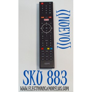 CONTROL REMOTO ORIGINAL NUEVO PARA SMART TV SEIKI / NUMERO DE PARTE 84504503B01 / 845-058-03B00 / WS-1868 / WS-2258 / 845-045-03B01 / SC-2258-1 / MODELO SE65UO01UK / SC-65US703N / SE32HY19T / SC-40FK700N / SE40FYT / SC55UK700N / SE50FYT / SE48UXC4TCA