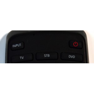 CONTROL REMOTO ORIGINAL VIZIO PERMITE CONTROLAR MULTIPLES DISPOSITIVOS COMO TELEVISORES / REPRODUCTORES DVD/BLU-RAY / DECODIFICADORES CABLE/SATELITE / SISTEMAS DE CINE EN CASA / NUMERO DE PARTE XRU110 / 0980-0306-0990