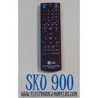 CONTROL REMOTO ORIGINAL PARA REPRODUCTOR DE DVD /  TV  LG / NUMERO DE PARTE COV33662806 / HG-D47-C8 / COV33062506 / COV31736202 / AKB65870202  / MODELO DP132 / DP132H / DVX640H / DP527H  / DP540H / DVX276 / DVX641KH / DVX690H