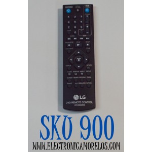 CONTROL REMOTO ORIGINAL PARA REPRODUCTOR DE DVD /  TV  LG / NUMERO DE PARTE COV33662806 / HG-D47-C8 / COV33062506 / COV31736202 / AKB65870202  / MODELO DP132 / DP132H / DVX640H / DP527H  / DP540H / DVX276 / DVX641KH / DVX690H