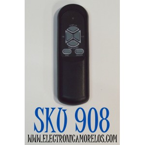CONTROL REMOTO ORIGINAL PARA UN CALENTADOR DE ESPACIO INFRARROJO DE CUARZO LIFESMART / COMPATIBLE CON LIFEPRO / WARM LIVING / NUMERO DE PARTE A52023104B003 / A520230606B10 / MODELO LS-4W1500-X / LS-6DMIQH-X / LS-8WIQH-LB-IN / LS-3ECO / HT1216 / HT1198N