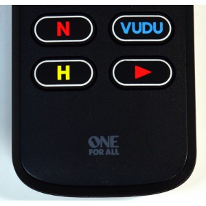 CONTROL REMOTO ORIGINAL ONE FOR ALL STREAMER PARA CONTROLAR HASTA 3 DISPOSITIVOS INCLUYENDO CAJAS DE STREAMING / TELEVISORES / BARRAS DE SONIDO / NUMERO DE PARTE K2404900 / URC 11-7935 R07 / MAXQ610X-2624 / P18003-01 / URC7935-WM / URC7935 / URC7945