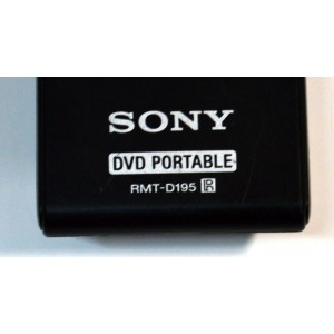 CONTROL REMOTO ORIGINAL PARA REPRODUCTORES DE DVD PORTATILES SONY / NUMERO DE PARTE RMT-D195 / Y 1048 130607 / 1-487-884-11 / MODELO DVP-FX750 / DVP-FX94 / DVP-FX950 / DVP-FX96 / DVP-FX970 / DVP-FX980