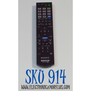 CONTROL REMOTO ORIGINAL SONY PARA SISTEMA DE CINE EN CASA / RECEPTORES DE A/V / NUMERO DE PARTE RM-AAU170 / RM-88E / MODELO STR-DN840 / STR-DN940 / STR-DH740 / STR-DH540 / STR-DH550
