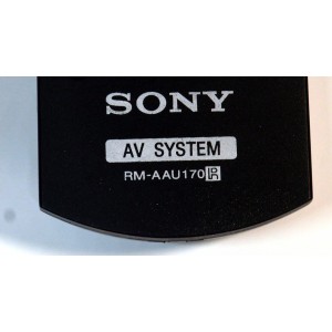 CONTROL REMOTO ORIGINAL SONY PARA SISTEMA DE CINE EN CASA / RECEPTORES DE A/V / NUMERO DE PARTE RM-AAU170 / RM-88E / MODELO STR-DN840 / STR-DN940 / STR-DH740 / STR-DH540 / STR-DH550