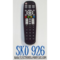 CONTROL REMOTO ORIGINAL BLACKWEB ES COMPATIBLE CON UNA AMPLIA GAMA DE MARCAS Y TIPOS DE DISPOSITIVOS / NUMERO DE PARTE BWB17AV002 / BWB17AV002 / PCL-1 / 1824A / P-17601 / PUEDE CONTROLAR 6 DISPOSITIVOS COMO TV/SAT/CBL/STREAM/BLU-RAY/DVD/AMP/AUX 