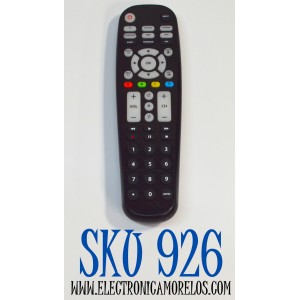 CONTROL REMOTO ORIGINAL BLACKWEB ES COMPATIBLE CON UNA AMPLIA GAMA DE MARCAS Y TIPOS DE DISPOSITIVOS / NUMERO DE PARTE BWB17AV002 / BWB17AV002 / PCL-1 / 1824A / P-17601 / PUEDE CONTROLAR 6 DISPOSITIVOS COMO TV/SAT/CBL/STREAM/BLU-RAY/DVD/AMP/AUX 