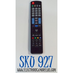 CONTROL REMOTO ORIGINAL PARA TV LG / NUMERO DE PARTE AKB74115501 / HR-A906 / AKB73715601 / AKB73715608 / AKB73755414 / AKB72914207 / FUNCIONA CON VARIOS MODELOS DE TELEVISORES INTELIGENTES COMO SMART TV / LCD / LED