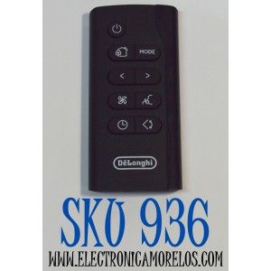 CONTROL REMOTO ORIGINAL DE LONGHI PINGUINO PARA AIRE ACONDICIONADO / NUMERO DE PARTE 5515110981 / 850900755 / KT-871812C / 5515110651 / 5515111021 / 5515110331 / 5515110111 / MODELO N75 / N80 / N85 / N90 / N91 / N285