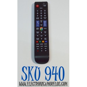 CONTROL REMOTO PARA TV SAMSUNG / NUMERO DE PARTE BN59-01198K / BN59-01178K / BN59-01178F / BN59-01198N / BN59-01198Q / AA59-00741A / BN59-01175N /BN59-01178W / BN59-01199F / BN59-01198L / RM-SAMSL1598