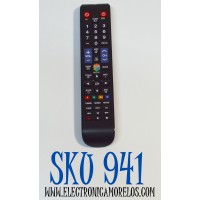 CONTROL REMOTO PARA TV SAMSUNG / NUMERO DE PARTE BN59-01178W / MODELO UN65H6203AFXZA / UN60H6203AFXZA / UN55H6203AFXZA / UN58H5202AFXZA / UN46H6203AFXZA / UN50H6203AFXZA / UN28H4500AFXZA / UN32H5201AFXZA / UN24H4500AFXZA / UN39H5204AFXZA / UN40H5203AFXZA