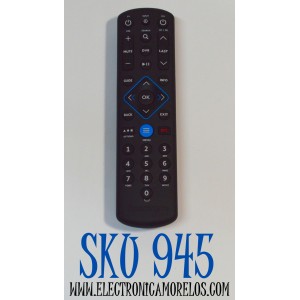 CONTROL REMOTO ORIGINAL SPECTRUM / NUMERO DE PARTE SR-002-C / SR-002-R / SR-002-U / RC122 / URC1160 / COMPATIBLE CON DECODIFICADORES DE CABLE TIME WARNER / BRIGHTHOUSE / CHARTER / SE PUEDE PROGRAMAR PARA FUNCIONES BASICAS DE TV / BARRAS DE SONIDO